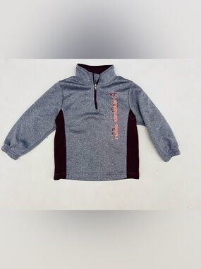 Virginia Tech 4T pullover quarter zip sweatshirt